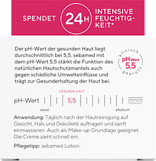 Feuchtigkeitscreme, 2% Vitamin E sebamed