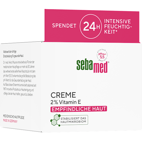 Feuchtigkeitscreme, 2% Vitamin E sebamed
