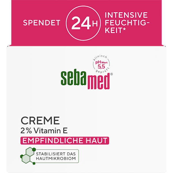 Feuchtigkeitscreme, 2% Vitamin E sebamed