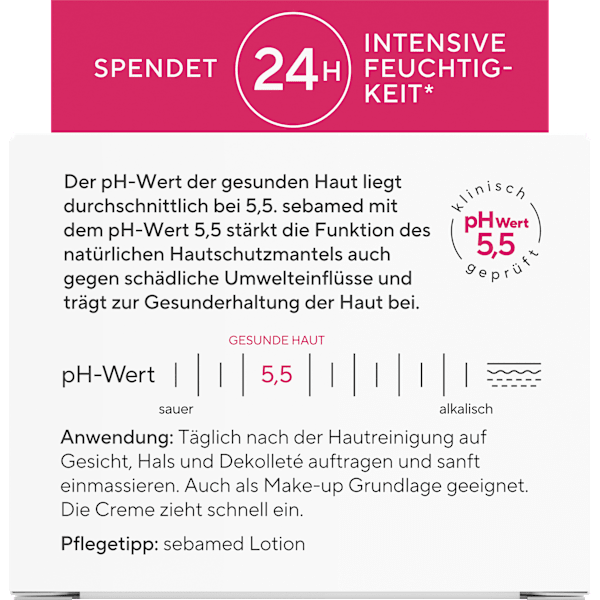 Feuchtigkeitscreme, 2% Vitamin E sebamed