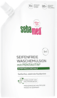 flüssige Waschemulsion, seifenfrei Nachfüllpack sebamed