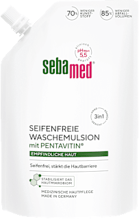 flüssige Waschemulsion, seifenfrei Nachfüllpack sebamed