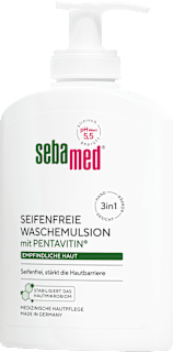 flüssige Waschemulsion, seifenfrei sebamed