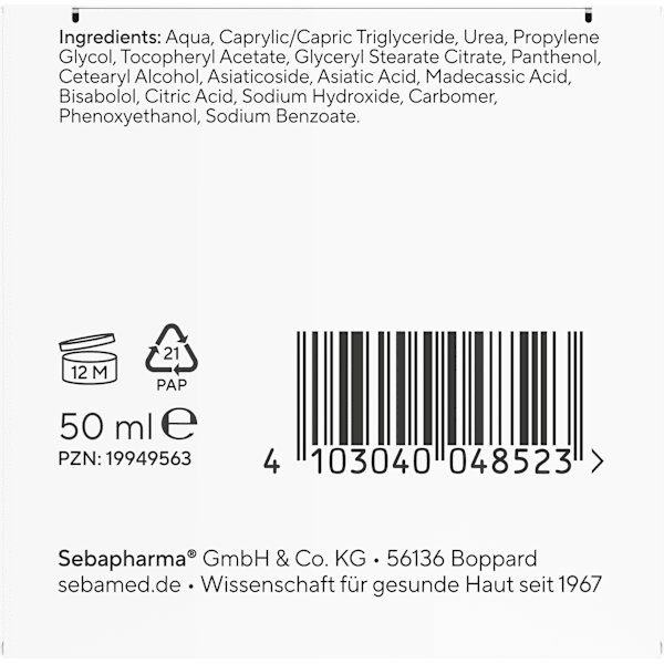Gesichtscreme Akut Urea 5% sehr trockene Haut sebamed