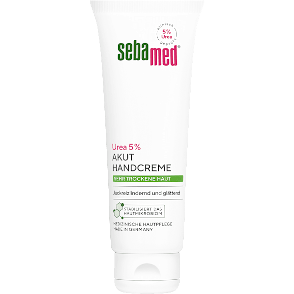 Handcreme trockene Haut Urea Akut sebamed