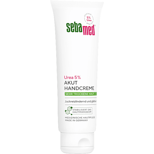 Handcreme trockene Haut Urea Akut sebamed
