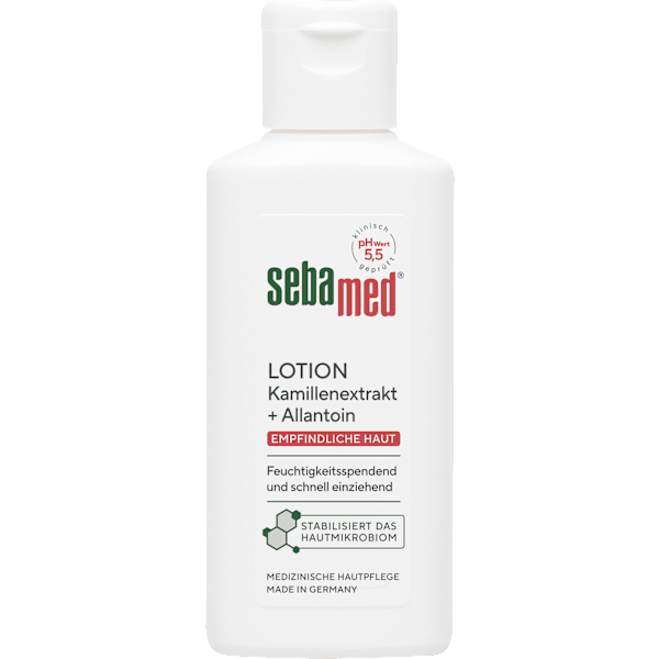 Körperlotion mit Kamillenextrakt & Allantoin, Reisegröße sebamed
