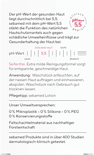 seifenfreies Waschstück mit Olivenöl sebamed