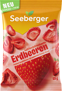 Trockenfrüchte, Erdbeeren gefriergetrocknet Seeberger