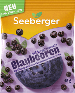 Trockenfrüchte, Heidelbeeren gefriergetrocknet Seeberger