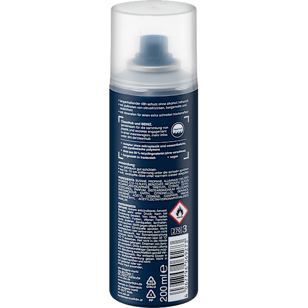 Antitranspirant Deospray Sport SEINZ.