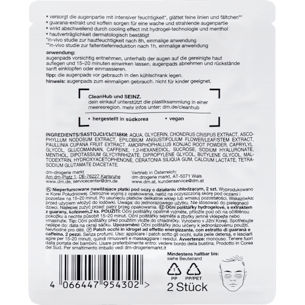 Augenpads Energy Effect (1 Paar) SEINZ.