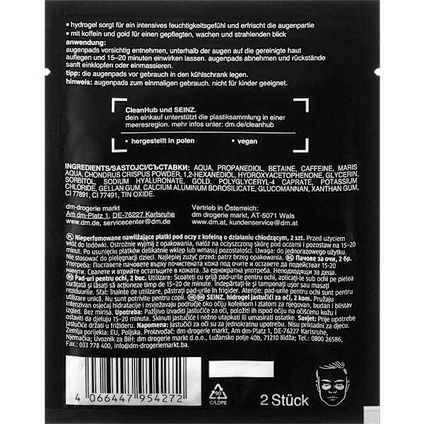 Augenpads hydrogel recovery effect (1 Paar) SEINZ.