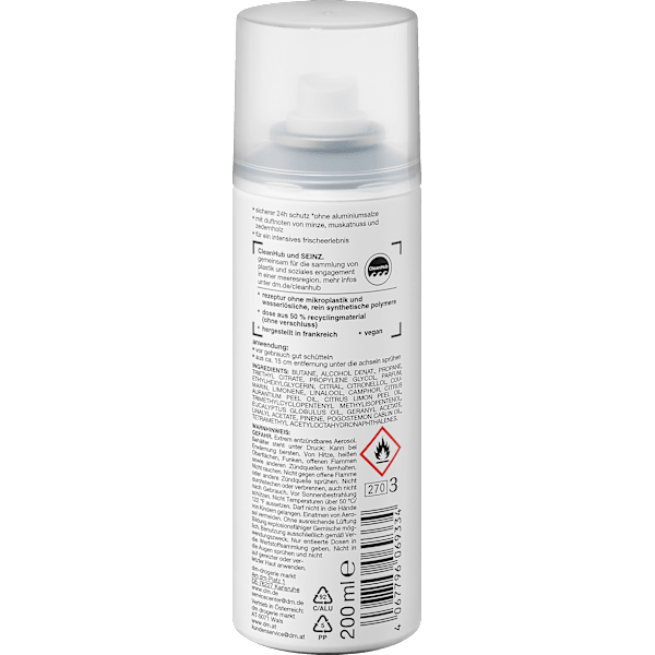 Deospray erfrischend SEINZ.