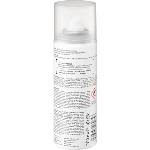 Deospray fresh SEINZ.