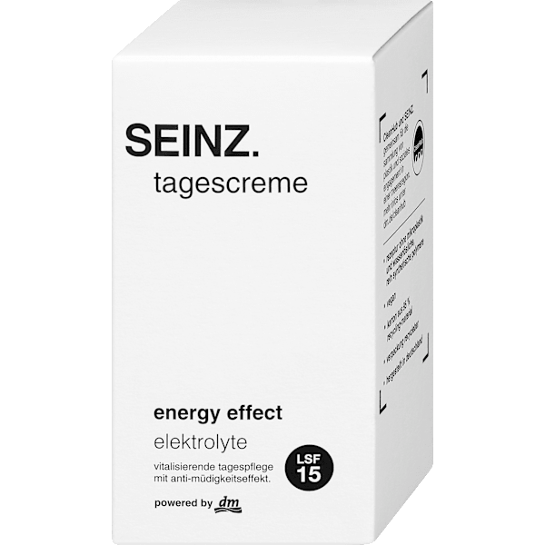 Gesichtscreme energy effect LSF 15 SEINZ.