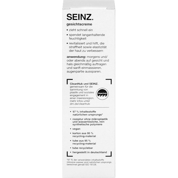 Gesichtscreme hydro effect SEINZ.