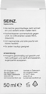 Gesichtscreme matt effect LSF 50 SEINZ.