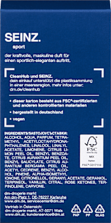 Sport Eau de Toilette SEINZ.