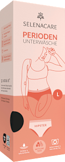 Periodenunterwäsche Hipster schwarz Gr. L SELENACARE