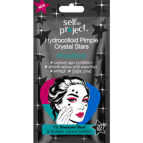 Anti Pickel Patches Hydrocolloid Pimple Crystal Stars Selfie Project