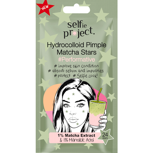 Anti-Pickel Patches Hydrocolloid Pimple Matcha Stars Selfie Project