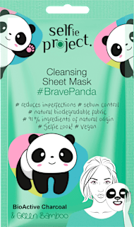 Tuchmaske Cleansing Brave Panda Selfie Project