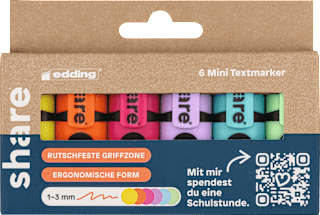 Mini Textmarker Set Edding share