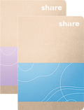 Notizheft A6 kariert 40 Blatt share