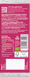 Schokolade. Himbeere share