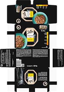 Nassfutter Katze Geflügel Variation in Sauce, Selection Multipack (12x85 g) Sheba