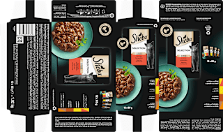 Nassfutter Katze, herzhafte Komposition - Selection in Sauce, Multipack (12x85 g) Sheba