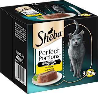 Nassfutter Katze Huhn, Perfect Portions Multipack (6x37,5 g)  Sheba