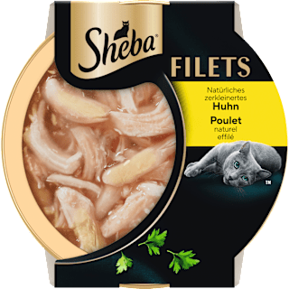 Nassfutter Katze mit Huhn Filets Sheba
