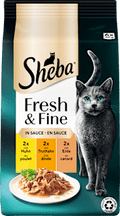 Nassfutter Katze mit Huhn, Truthahn & Ente, fresh & fine, Multipack (6x50 g) Sheba