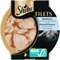 Nassfutter Katze mit nachhaltigen Weißfisch Filets Sheba