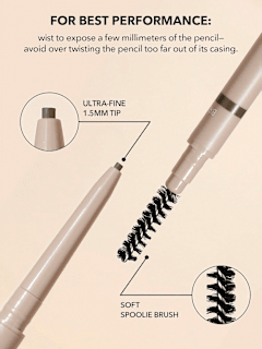 Augenbrauenstift Insta-Fill Brow Pencil Dark Brown SHEGLAM