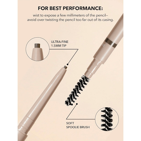 Augenbrauenstift Insta-Fill Brow Pencil Dark Brown SHEGLAM