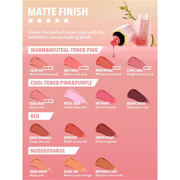 Blush Liquid Color Bloom Cutie Pie SHEGLAM