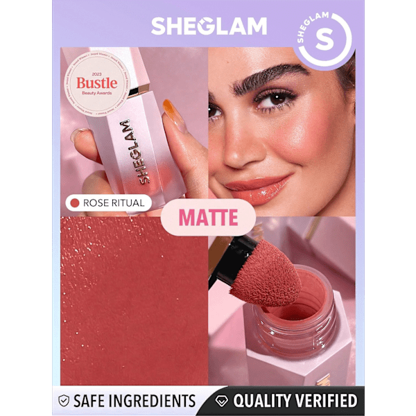 Blush Liquid Matte Color Bloom Finish-Rose Ritual SHEGLAM