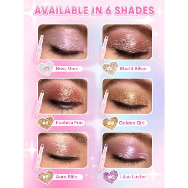 Lidschatten Stick Crystal Jelly Aura Blitz SHEGLAM