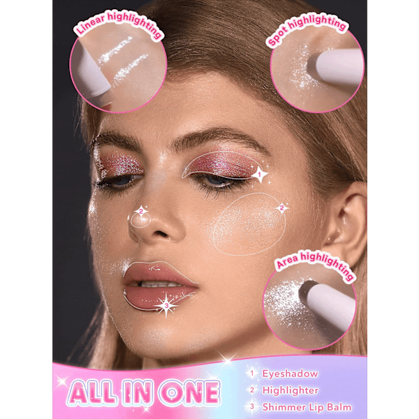Lidschatten Stick Crystal Jelly Aura Blitz SHEGLAM