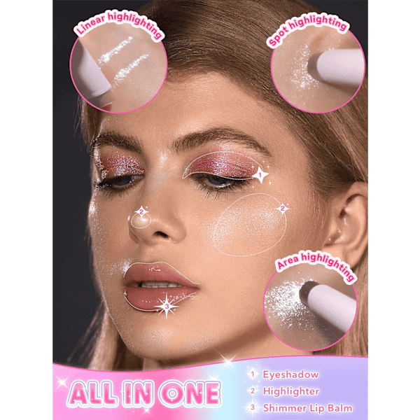 Lidschatten Stick Crystal Jelly Rosy Gem SHEGLAM