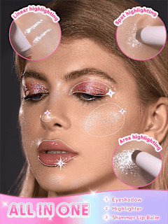 Lidschatten Stick Crystal Jelly Starlit Silver SHEGLAM