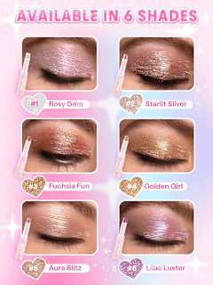 Lidschatten Stick Crystal Jelly Starlit Silver SHEGLAM