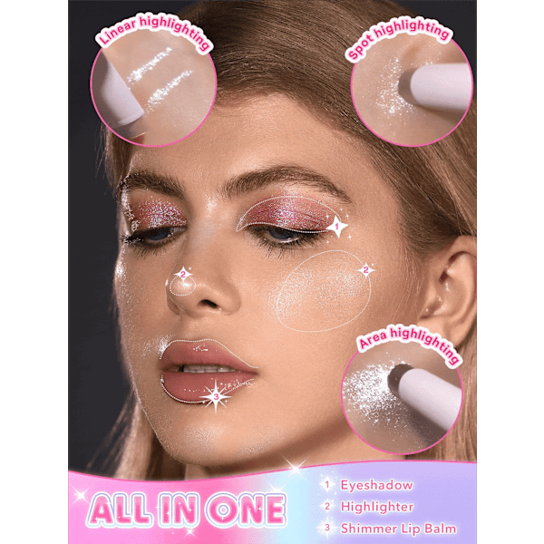 Lidschatten Stick Crystal Jelly Starlit Silver SHEGLAM