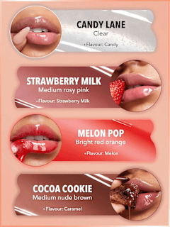 Lipgloss Care Crystal Glaze Strawberry Milk SHEGLAM