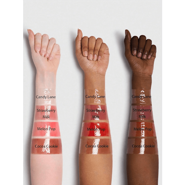 Lipgloss Care Crystal Glaze Strawberry Milk SHEGLAM