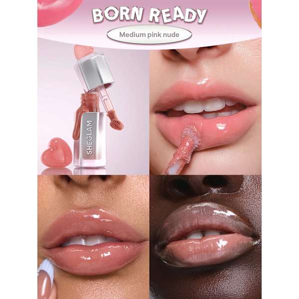 Lipgloss Glass Lock Air 011 Born Ready SHEGLAM