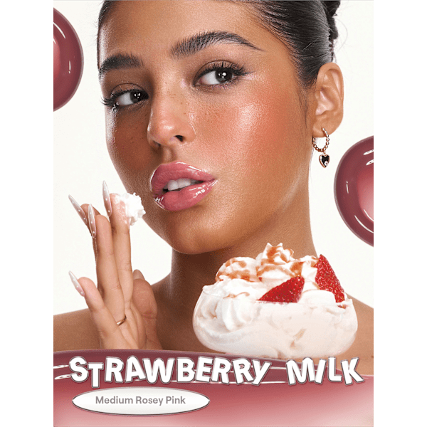 Lipgloss Glass Lock Air 118 Strawberry Milk SHEGLAM